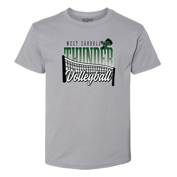 West Carroll JH Volleyball 2026 Logo 1 - DryBlend® Youth T-Shirt Thumbnail