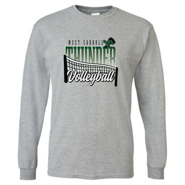 West Carroll JH Volleyball 2026 Logo 1 - DryBlend® 50/50 Long Sleeve T-Shirt Thumbnail