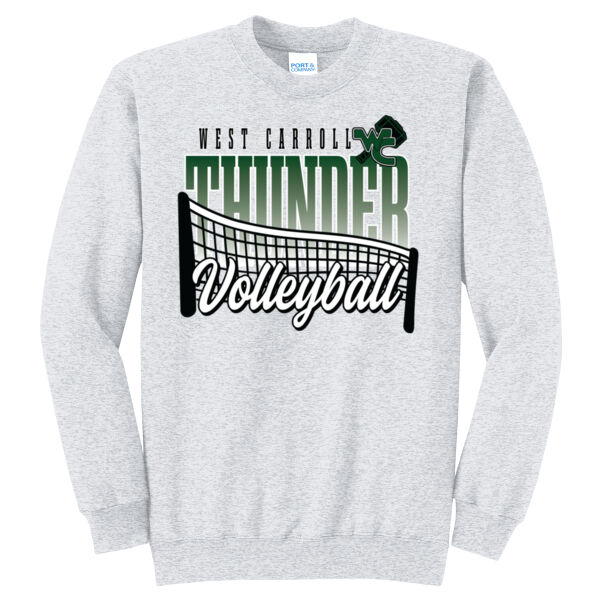 West Carroll JH Volleyball 2026 Logo 1 - Core Fleece Crewneck Sweatshirt Thumbnail