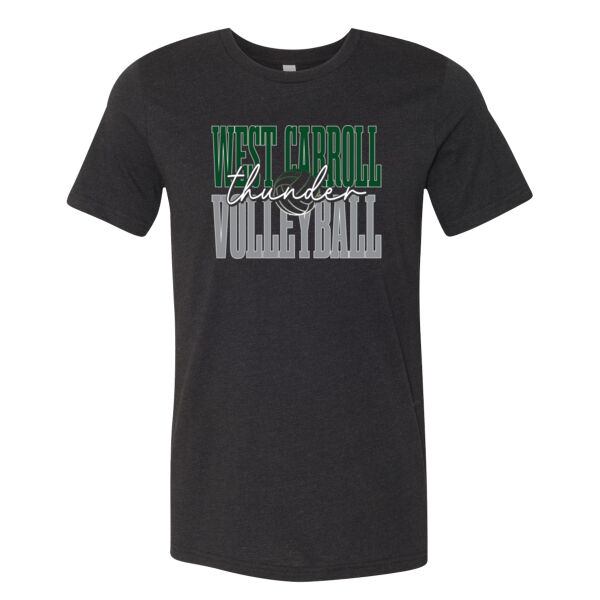 West Carroll JH Volleyball 2026 Logo 2 - CVC Jersey Tee Thumbnail