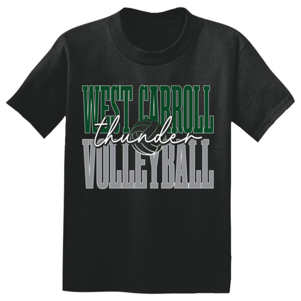 West Carroll JH Volleyball 2026 Logo 2 - Youth PosiCharge ® Competitor Tee Thumbnail