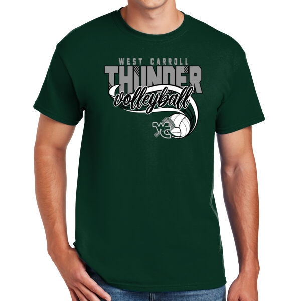 West Carroll JH Volleyball 2026 Logo 3 - DryBlend ® 50 Cotton/50 Poly T Shirt Thumbnail