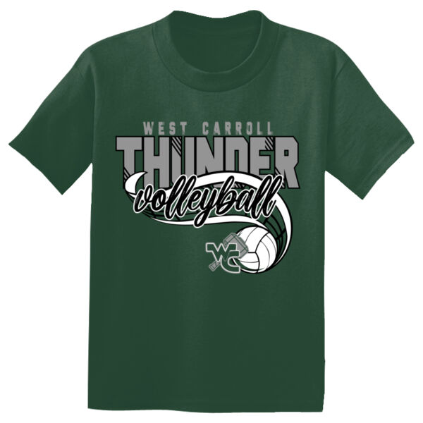 West Carroll JH Volleyball 2026 Logo 3 - Youth PosiCharge ® Competitor Tee Thumbnail