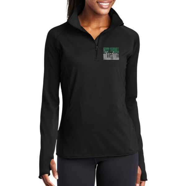 West Carroll JH Volleyball 2026 Logo 2 - Women's Sport Wick ® Stretch 1/4 Zip Pullover Thumbnail