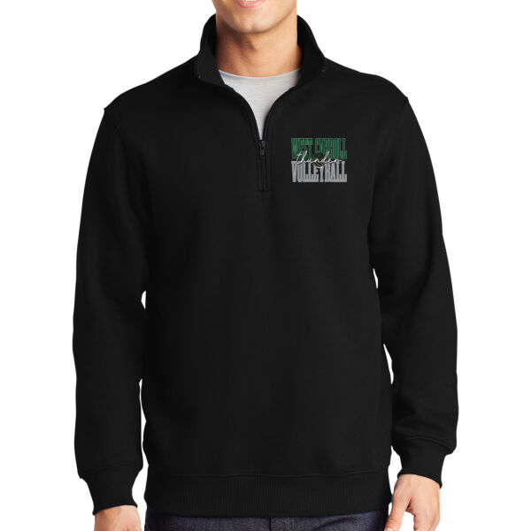 West Carroll JH Volleyball 2026 Logo 2 - 1/4 Zip Sweatshirt Thumbnail