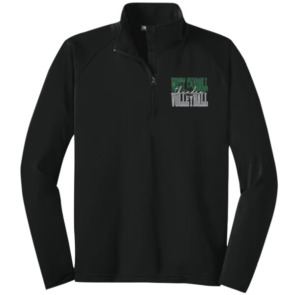 West Carroll JH Volleyball 2026 Logo 2 - Tall Sport Wick ® Stretch 1/4 Zip Pullover Thumbnail