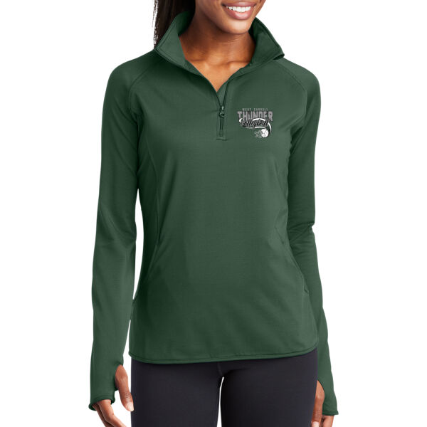 West Carroll JH Volleyball 2026 Logo 3 - Women's Sport Wick ® Stretch 1/4 Zip Pullover Thumbnail